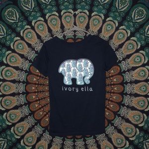 NWOT authentic ivory ella short sleeve tee